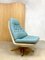 Vintage Swivel Chair Lounge Chair & Ottoman by Madsen & Schübel, 1960s, Image 3