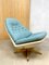 Vintage Swivel Chair Lounge Chair & Ottoman by Madsen & Schübel, 1960s 1
