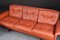 Vintage Danish Sofa Set in Cognac Leather by Skipper, Set of 2 2
