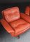Vintage Danish Sofa Set in Cognac Leather by Skipper, Set of 2 11
