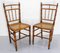 Vintage French Napoleon III Caned Beech Chairs, 1800s, Set of 4, Image 5