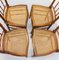 Vintage French Napoleon III Caned Beech Chairs, 1800s, Set of 4, Image 4
