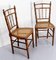Vintage French Napoleon III Caned Beech Chairs, 1800s, Set of 4 6