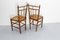 Vintage French Napoleon III Caned Beech Chairs, 1800s, Set of 4 9