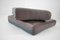 Sofá de dos plazas danés de cuero marrón, años 70, Imagen 15