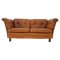 Danish Two-Seater Sofa in Cognac Leather, 1970s 1