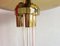 Italian Floor Lamp in Acrylic Glass and Brass, 1970s 3