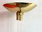 Italian Floor Lamp in Acrylic Glass and Brass, 1970s 2