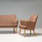 Divano Ch72 e sedie attribuiti a Hans J. Wegner per Carl Hansen & Son, anni 2010, set di 3, Immagine 3