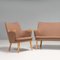 Divano Ch72 e sedie attribuiti a Hans J. Wegner per Carl Hansen & Son, anni 2010, set di 3, Immagine 4