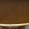 Round Oak and Brass Dining Table by Julian Chichester, Madrid, Image 7