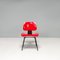 Red & Black DCW Dining Chair by Charles & Ray Eames for Herman Miller, 2004 3