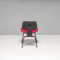 Sedia da pranzo DCW rossa e nera di Charles & Ray Eames per Herman Miller, 2004, Immagine 5