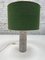 Lampe de Bureau Mid-Century Moderne en Céramique avec Abat-Jour Vert, 1960s 4