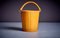 Danish Leather Paper Basket with Handle, 1960s, Image 2