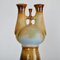 Tall Sculptural Studio Pottery Vases in Blue and Brown, 1990s, Set of 2, Image 5