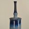 Tall Sculptural Studio Pottery Vases in Blue and Brown, 1990s, Set of 2 12