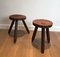 Brutalist Stools, 1950s, Set of 2 4