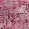 Alfombra de pasillo estrecha turca de lana en rosa sobreteñido, años 70, Imagen 3