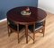 Round Rosewood Dining Table & Chairs by Tom Robertson for McIntosh, Set of 5 2