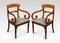 Mahogany Carver Armchairs, Set of 2 1