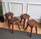 Italian Walnut Stools with Carved Turned Legs, 1890s, Set of 4 3