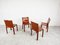CAB Dining Chairs attributed to Mario Bellini for Cassina, 1980s, Set of 4 7