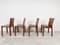 CAB Dining Chairs attributed to Mario Bellini for Cassina, 1980s, Set of 4 5
