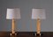 Brass & Bamboo Table Lamps from Hans-Agne Jakobsson, 1970s, Set of 2 2