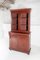 Tall Victorian Dresser with Original Glazing and Red Brown Lacquer 1