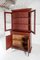 Tall Victorian Dresser with Original Glazing and Red Brown Lacquer 11