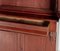 Cómoda victoriana alta con acristalamiento original y laca en marrón rojo, Imagen 7