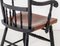Stencilled Painted Black Maple Dining Chairs from by L. Hitchcock, Set of 2, Image 7