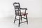 Stencilled Painted Black Maple Dining Chairs from by L. Hitchcock, Set of 2, Image 5