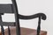 Stencilled Painted Black Maple Dining Chairs from by L. Hitchcock, Set of 2, Image 8