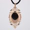 French 18 Karat Rose Gold Medallion with Ruby Cultured Pearl, 1960s 8
