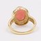 Vintage 14k Yellow Gold Cabochon Rhodochrosite Ring, 1980s, Image 5