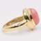 Vintage 14k Yellow Gold Cabochon Rhodochrosite Ring, 1980s, Image 4
