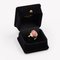 Vintage 14k Yellow Gold Cabochon Rhodochrosite Ring, 1980s, Image 8