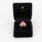 Vintage 14k Yellow Gold Cabochon Rhodochrosite Ring, 1980s, Image 7