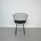 Vintage Black Powder Coated Bertoia Side Chair by Harry Bertoia, 1950s 6