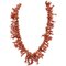 Retro Italian Coral Branches Necklace, 1950s, Image 1