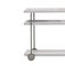 Ok! White Cocktail Serving Bar Trolley in Chromed Finish from BD Barcelona, Image 2