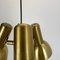 3-Spot Brass Tone Hanging Light by Koch and Lowy for OMI Lighting, Germany, 1970s, Image 12