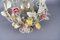 Hollywood Regency Metal and Glass Chandelier with Porcelain Roses, 1970s, Image 15