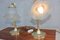 Lampade da scrivania Art Déco in ottone, anni '60, set di 2, Immagine 5