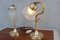 Art Deco Schreibtischlampen aus Messing, 1960er, 2er Set 6