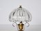 Mid-Century Tischlampe aus Muranoglas & Messing von Carlo Scarpa, Italien, 1940er 4