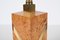 Mid-Century Italian Poplar Burl and Brass Table Lamp from Tommaso Barbi, 1970s, Image 11