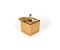 Cube Ice Bucket in Acrylic, Rattan and Brass in the style of Christian Dior, 1970s, Image 6